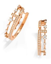Marli New York - And Diamond Avenues Hoop Earrings - Lyst