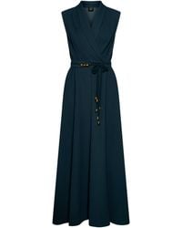 Marella - Satin Sleeveless Envers Dress - Lyst