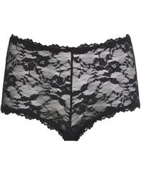 Skims - Stretch-Lace Boyshorts - Lyst
