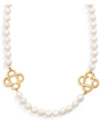 Casablancabrand - Faux-pearl Logo Bracelet - Lyst