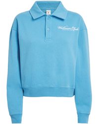 Sporty & Rich - Cotton Wellness Club Polo Shirt - Lyst