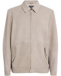 PAIGE - Suede Bomber Jacket - Lyst