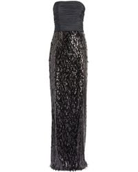 Pamella Roland - Sequin-embellished Bodice Gown - Lyst