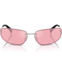 Miu Miu - Metal Mua50S Frameless Sunglasses - Lyst