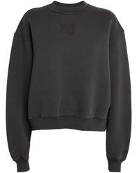 Alexander Wang - Terry Cotton Essential Sweatshirt - Lyst