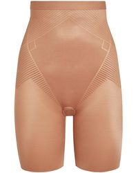 Spanx - Shape Invisible High-Waist Mid-Thigh Shorts - Lyst