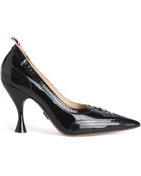 Thom Browne - Patent Leather Wingtip Pumps 90 - Lyst