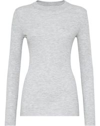 Brunello Cucinelli - Cashmere-Blend Sparkle Sweater - Lyst