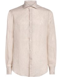 Paul & Shark - Linen Stripe Shirt - Lyst