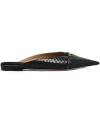 Tom Ford - Python-Embossed Leather Julianne Mules - Lyst