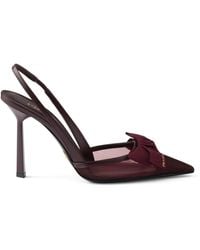 Prada - Mesh Bow Slingback Pumps 100 - Lyst