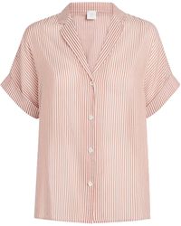 Eleventy - Cotton-Silk Striped Shirt - Lyst