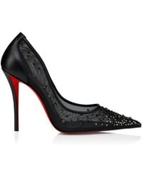 Christian Louboutin - Miss Z Degrastrass Leather Pumps 100 - Lyst