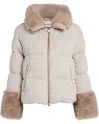 Agnona - Cashmere Padded Jacket - Lyst