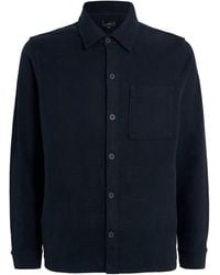 Vince - Sueded Cotton Shirt Jacket - Lyst