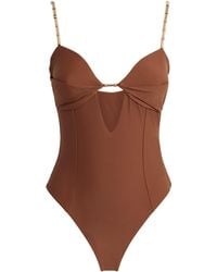 Devon Windsor - Cut-Out Dawn Swimsuit - Lyst
