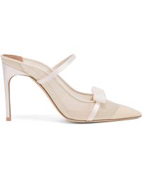 Malone Souliers - Glitter Mesh Aurora Heeled Mules 90 - Lyst