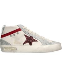 Golden Goose - Leather Mid Star Low-Top Sneakers - Lyst