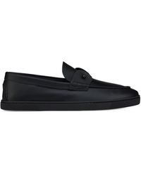 Christian Louboutin - Chambeliboat Leather Boat Shoes - Lyst