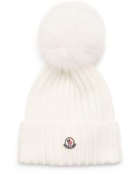 Moncler - Virgin Wool Pom-Pom Beanie - Lyst