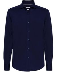 Brunello Cucinelli - Cotton Long-sleeve Shirt - Lyst