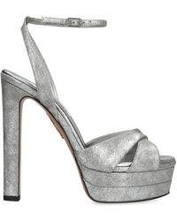Aquazzura - Leather Divine Sandals 130 - Lyst