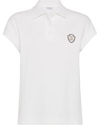 Brunello Cucinelli - Techno Cotton Piqué Polo Shirt - Lyst