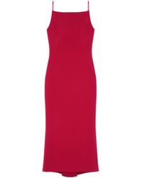 Givenchy - Sliced Kick-Back Midi Dress - Lyst