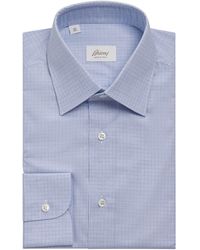 Brioni - Cotton Check Shirt - Lyst