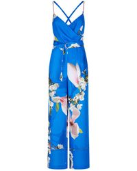 ted baker jumpsuit blue