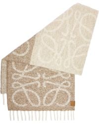 Loewe - Alpaca-Blend Anagram Scarf - Lyst