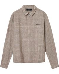 AllSaints - Linen-Blend Keal Jacket - Lyst