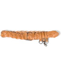 Miu Miu - Calfskin Woven Belt - Lyst