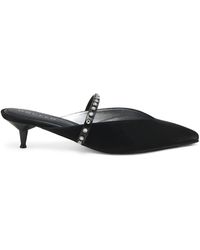 McQueen - Nylon Revel Heeled Mules 50 - Lyst