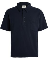 FRAME - Cotton Polo Shirt - Lyst