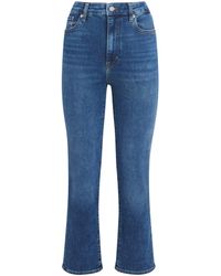 FRAME - The Pencil Crop Slim Jeans - Lyst