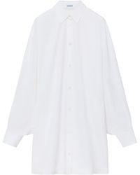Loewe - Stretch-Cotton Midi Shirt Dress - Lyst