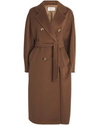Max Mara - Wool-Cashmere Belted Coat - Lyst