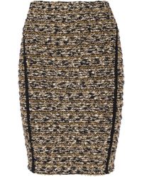 Balmain - Tweed-lurex Pencil Skirt - Lyst