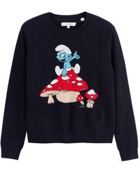 Chinti & Parker - X The Smurfs Wool-cashmere Sweater - Lyst
