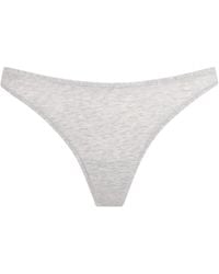 Skims - Everyday Cotton Thong - Lyst