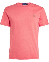 Polo Ralph Lauren - Soft-Touch Cotton Polo Pony T-Shirt - Lyst