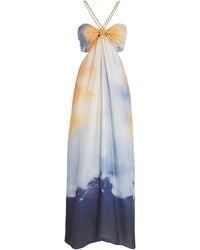Maje - Tie-Dye Maxi Dress - Lyst