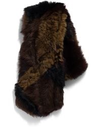 Miu Miu - Shearling Patchwork Stole - Lyst