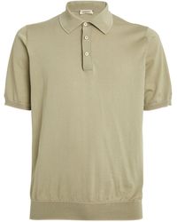 FIORONI CASHMERE - Cotton Polo Shirt - Lyst