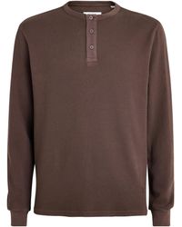 Wax London - Cotton Caleb Henley Top - Lyst