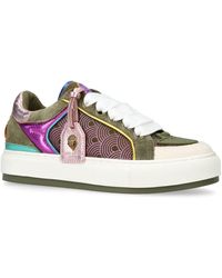Kurt Geiger - Leather Southbank Tag Sneakers - Lyst