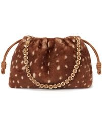 Loewe - Medium Shearling Flamenco Shoulder Bag - Lyst