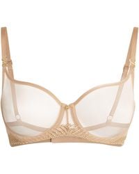 Aubade - Sheer Emotion Underwired Half-Cup Bra - Lyst
