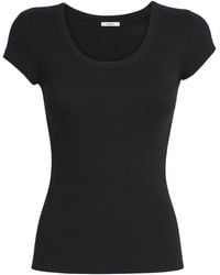 JOSEPH - Stretch-Cotton Ribbed Saba Top - Lyst